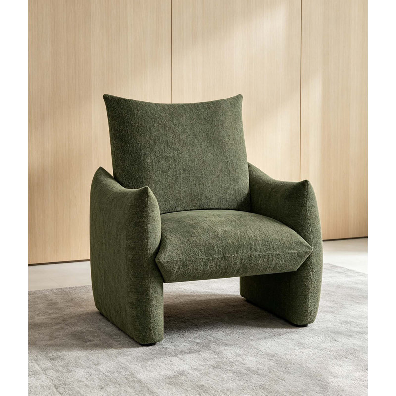 Fauteuil d'appoint en chenille, Green