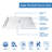 Qwall 48" W x 34" D x 76.75" H Framed Rectangle Shower Stall with Base Included