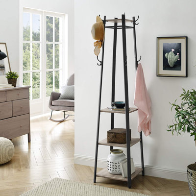 Baryram Freestanding 8 - Hook Coat Rack