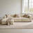 Boneless 108" Cloud Sectional Couch With L-shape Chaise, No Assembly Required, Modern Modular Sofa With Deep Seat, Upholstered Couches For Living Room Bedroom, Plush Corduroy Fabric-1756869895