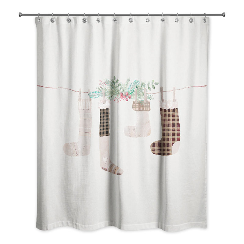 Rideau de douche simple Livingon