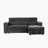 Pull-Out Sofa Bed L-Shape Sectional Sofa with Adjustable Headrest, Wireless Charging