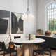 Grove 3 Light Metal Dimmable Cone Chandelier