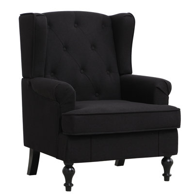 Upholsterd Wingback Armchair