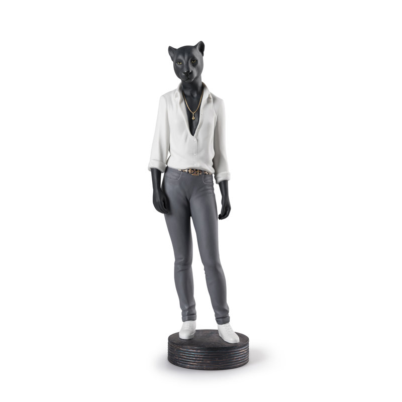 Panther Woman Figurine