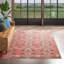 Ayla Machine Washable Performance Pink Rug-559969605