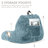 Faux Fur Reading Backrest Pillow-108989345