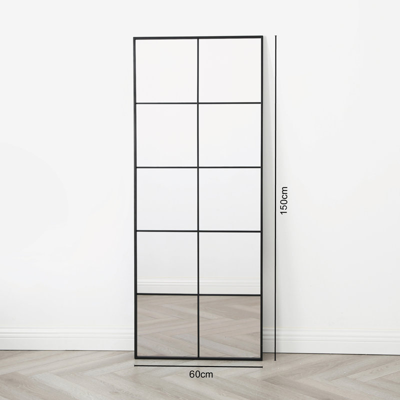 Naquasia Metal Rectangle Wall Mirror