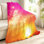 Jeté en molleton transparent ultra doux, imprimé recto couleur ciel et soleil