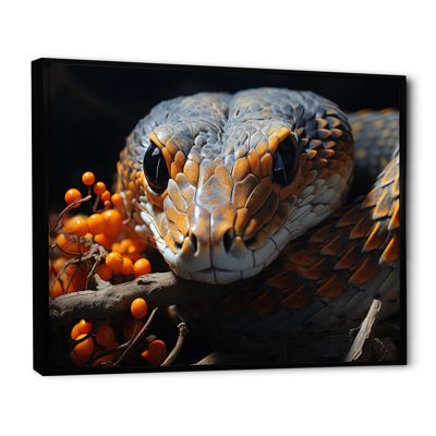 Afrique, serpents, couloirs sur toile
