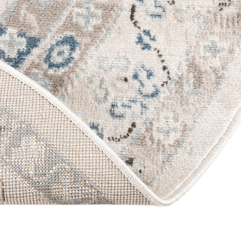 Fleeton Oriental Indoor Rug, Round 3'1"