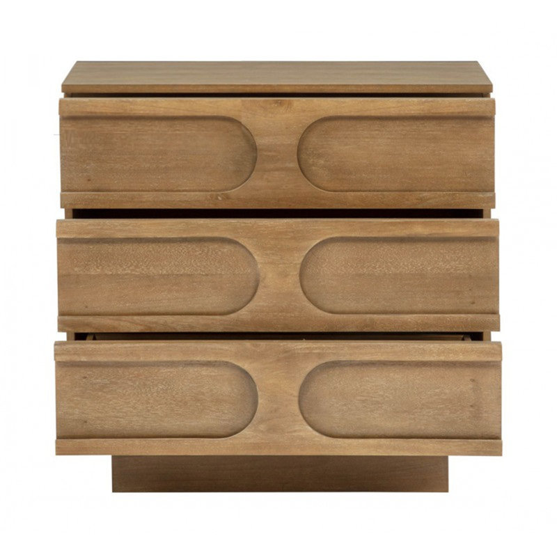 Buffet moderne 1 pièce avec rangement à 3 tiroirs, buffet de salon en bois