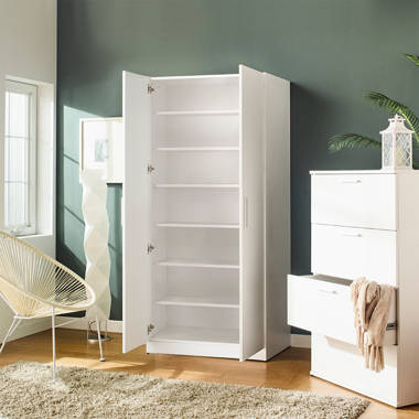 30 Pair Shoe Storage Cabinet Hokku Designs Finish: White