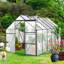 Base surélevée en polycarbonate pour serre-111176884-111176885