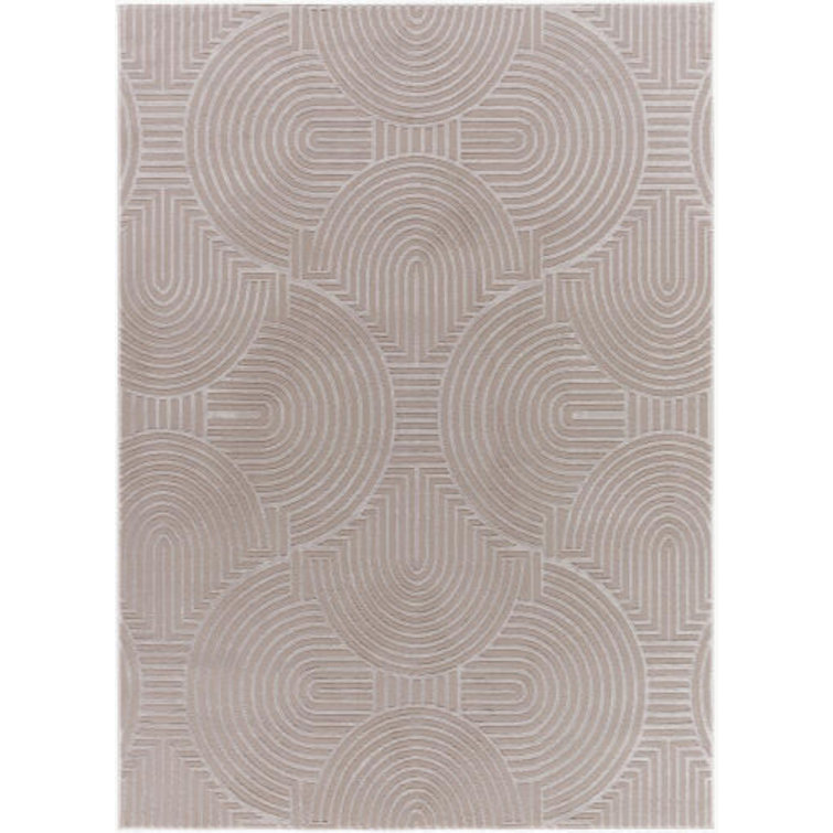 Olivyah Rectangle Machine Woven Area Rug
