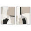 Duo de stripteaseuses, reproduction d'art encadrée, ensemble d'art abstrait bohème par Art Remedy, cadre noir, 20 x 24-2006524212-2006524216