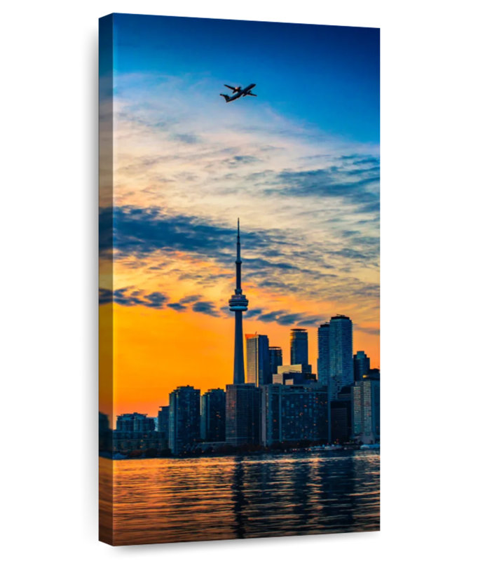 Toronto Sundown, 36" H x 18" W