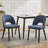 Wooden Dining Chairs Set of,Modern Fabric Upholstered Dining Room Chair, Large Dining Room Kitchen Chairs with High Back and Deep Seat-118036638-118036633