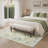 Bloom Floral Green/Beige Non-Slip Machine-Washable Area Rug-885741247-888380227