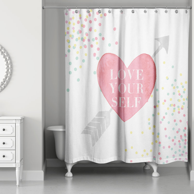 Rideau de douche simple de style CLID