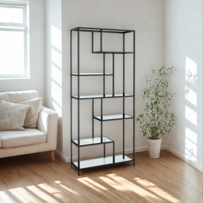 Anaysha Bookcase, Black