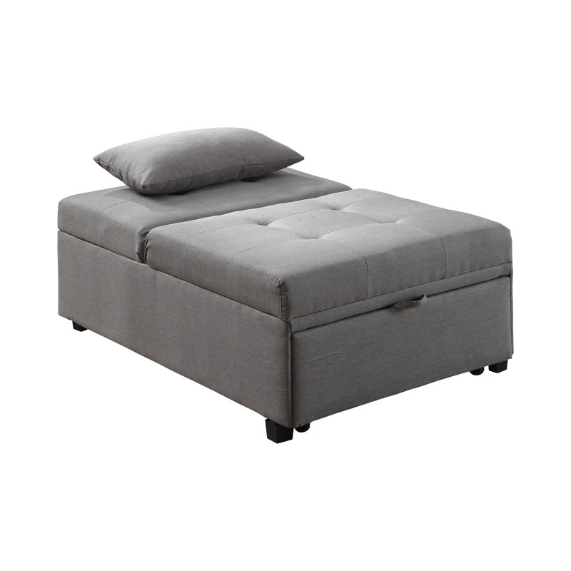 Repose-pieds capitonné standard l 43,5 po Mcroberts, Gris