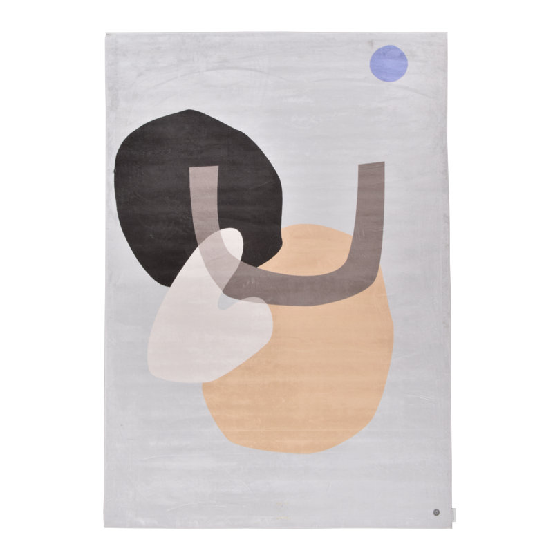 No Pattern And Not Solid Colour Machine Woven Beige Area Rug, Rectangle 140 x 200cm