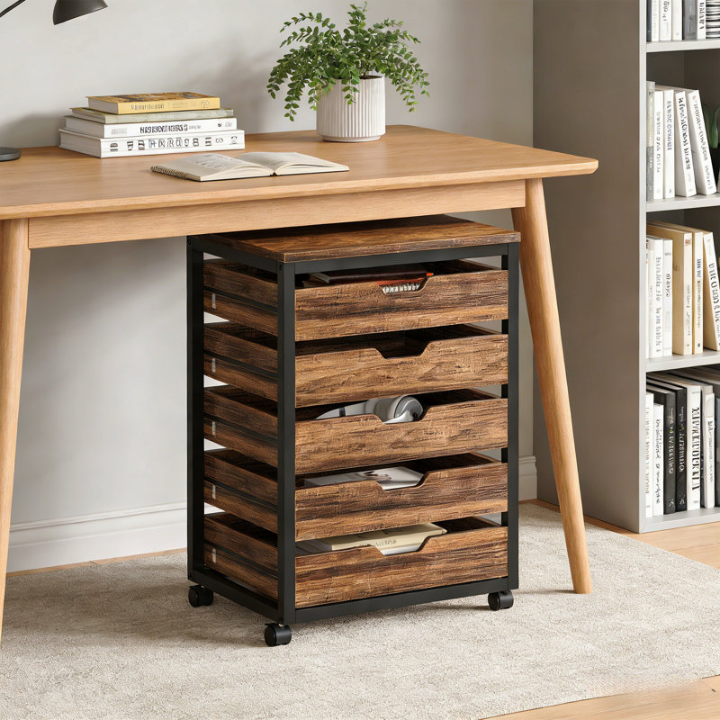 Unité de rangement de bureau mobile