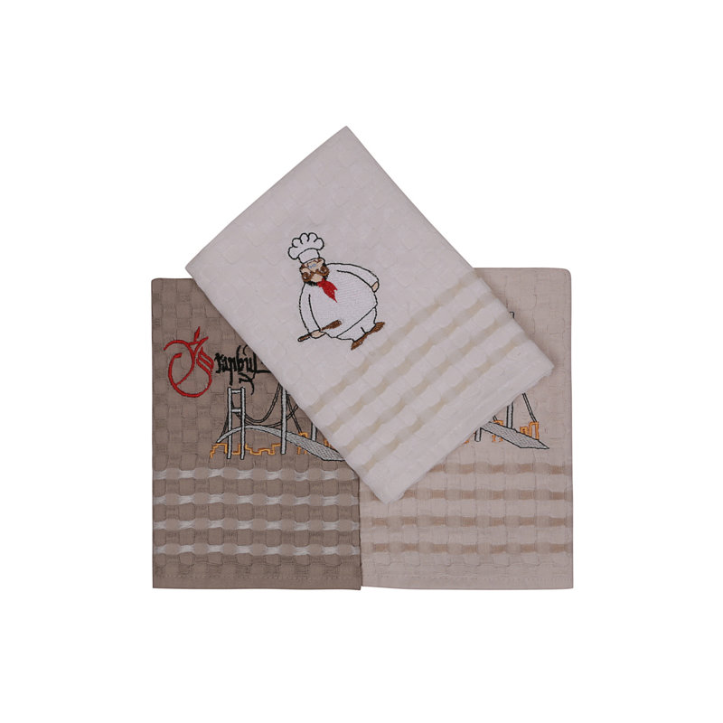 Ensemble de serviettes 3 pièces 100% coton