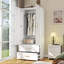 Bedroom Armoire Wardrobe with Drawers