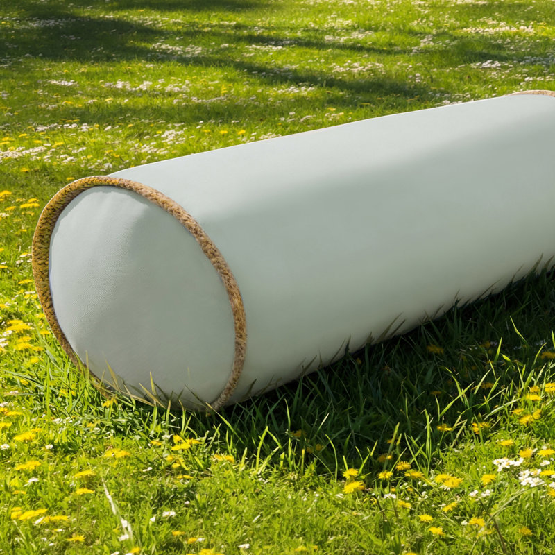 Hunter Bolster Outdoor Pillows, Sage Green
