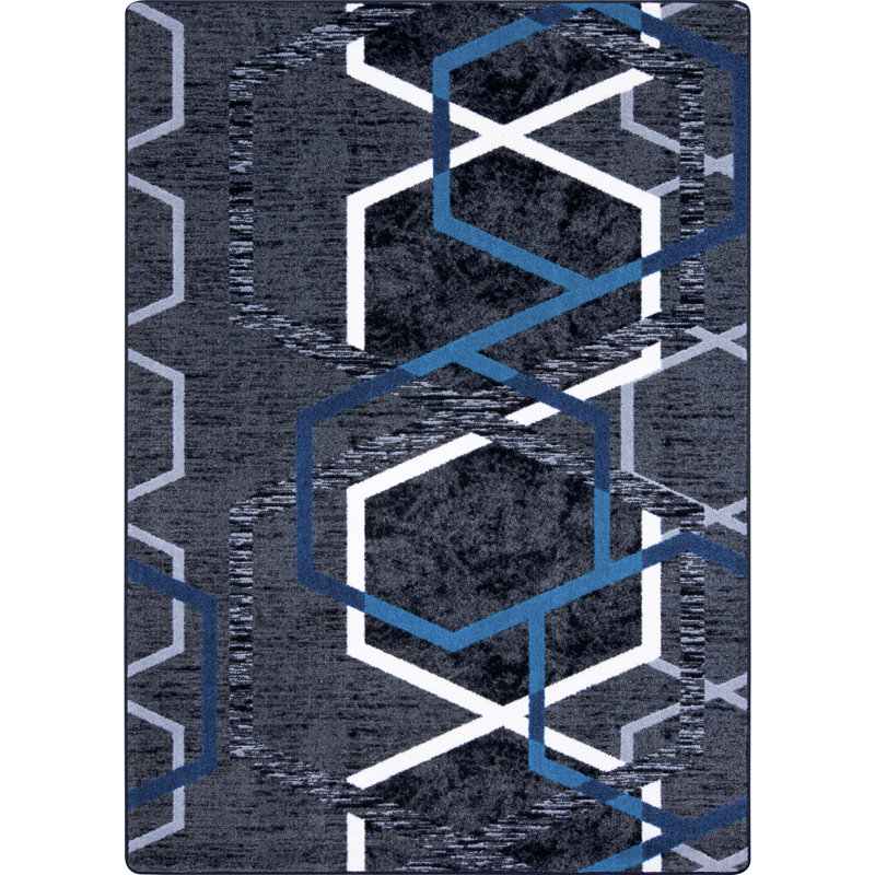 Tapis Double Helix par Joy Carpets, Rectangle 5 pi 4 po x 7 pi 8 po