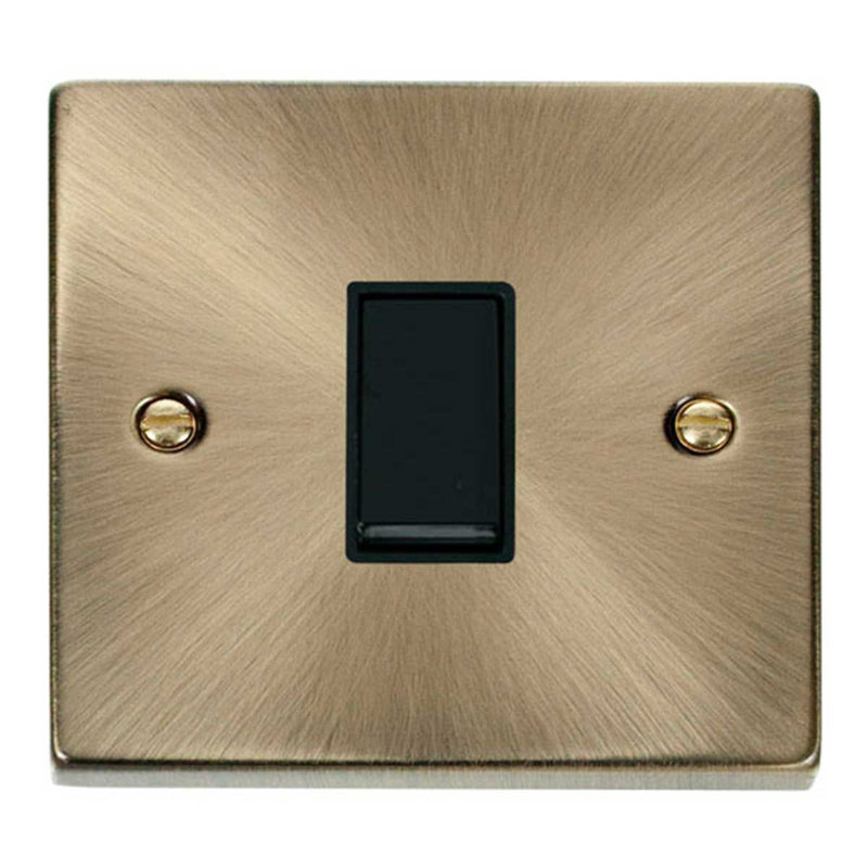 Antique Brass 10A 1 Gang 2 Way Light Switch