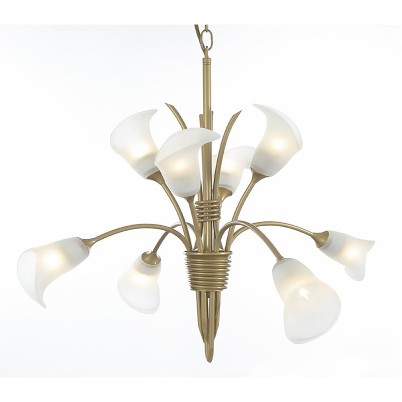 Guinyard 8 - Light Shaded Chandelier
