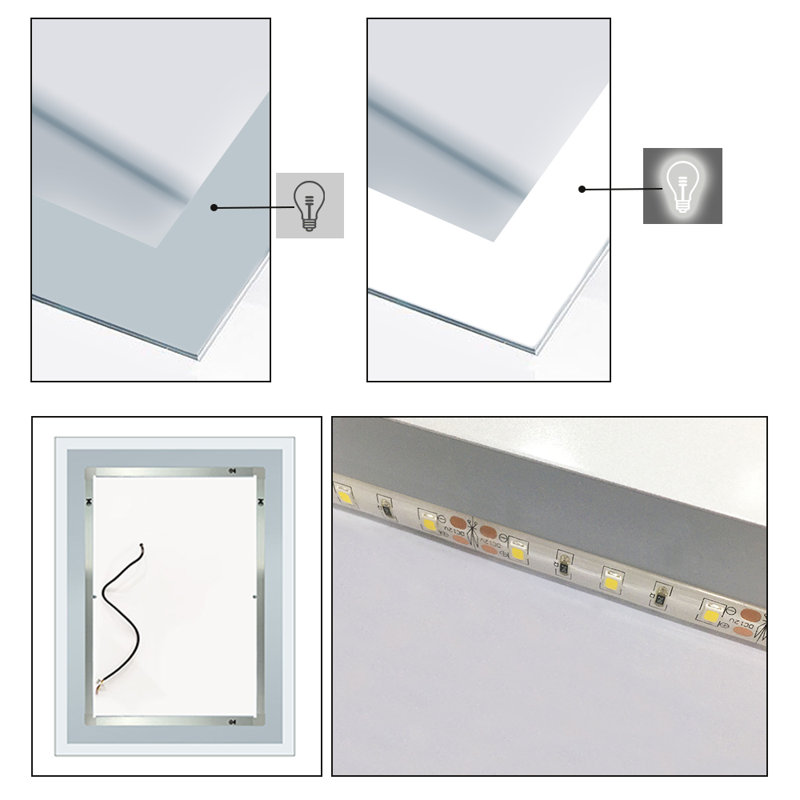 Cohe Rectangle Mirror, 60cm x 50cm