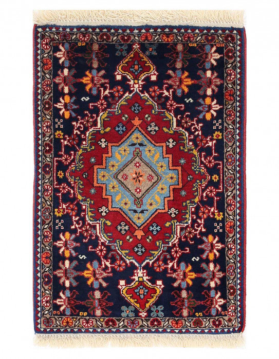 One-of-a-Kind 1'9'' X 2'8'' Area Rug in Navy Blue