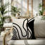 Oreiller carré réversible intérieur / extérieur Vie Abstract-109594615-109652432