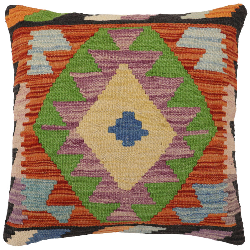 Housse et insert de coussin carré 100% laine