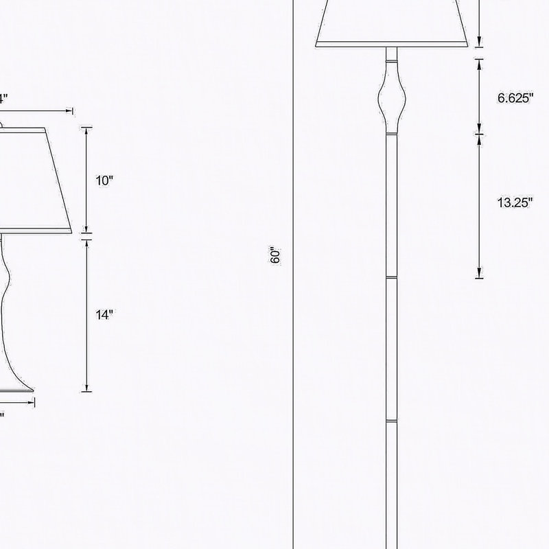 Ensemble de lampes beige et nickel brossé 3 pièces