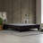 Dark Grey Upholstered Platform Bed Frame