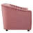 Announce Performance Velvet Channel Tufted Loveseat-1078053548