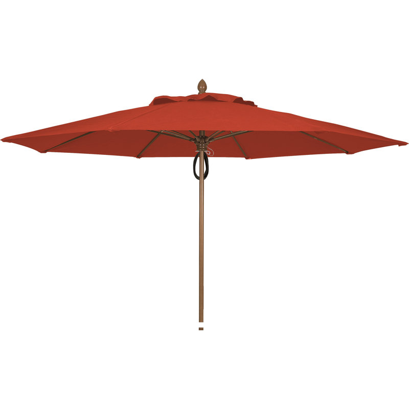 Parasol de marché 11 'Prestige, Bronze champagne, Sunbrella® terre cuite