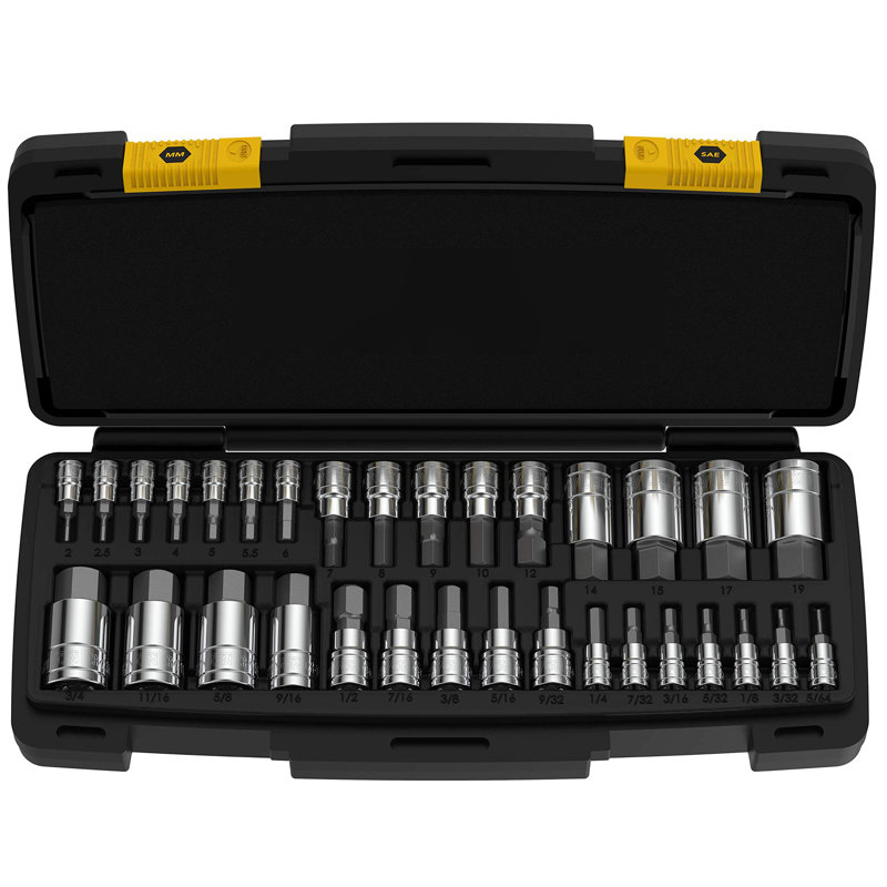 Complete 32-Piece Bit Socket Set