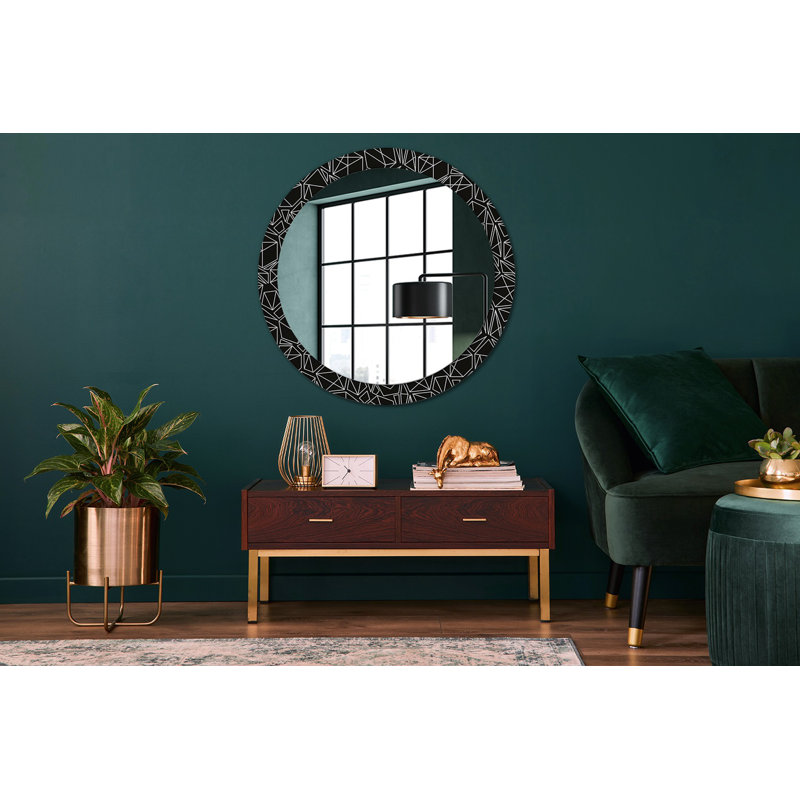Huldar Glass Flat Wall Mirror