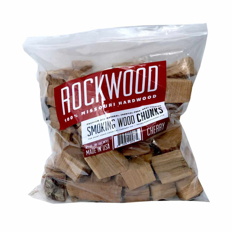 Rockwood Missouri 3-5 Lb Hardwood Low & Slow Smoker Smoking Wood Chunks, Cherry