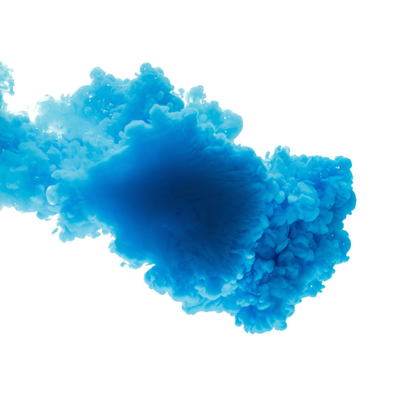 Colour Drop In Water - Wrapped Canvas Print, 51cm H x 51cm W x 3.8cm D