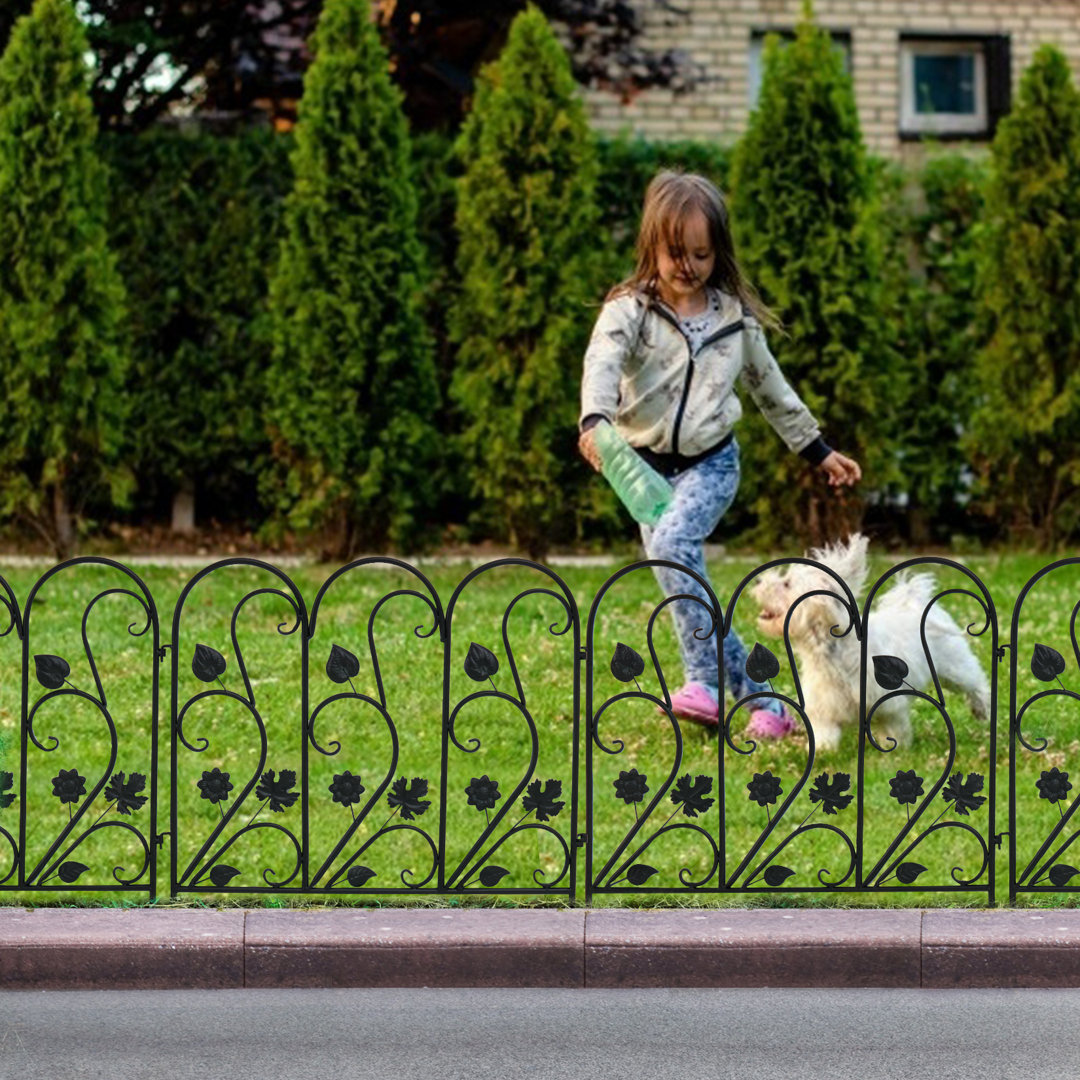 Corinth 62cm H x 59cm W Metal Fence Panels Included