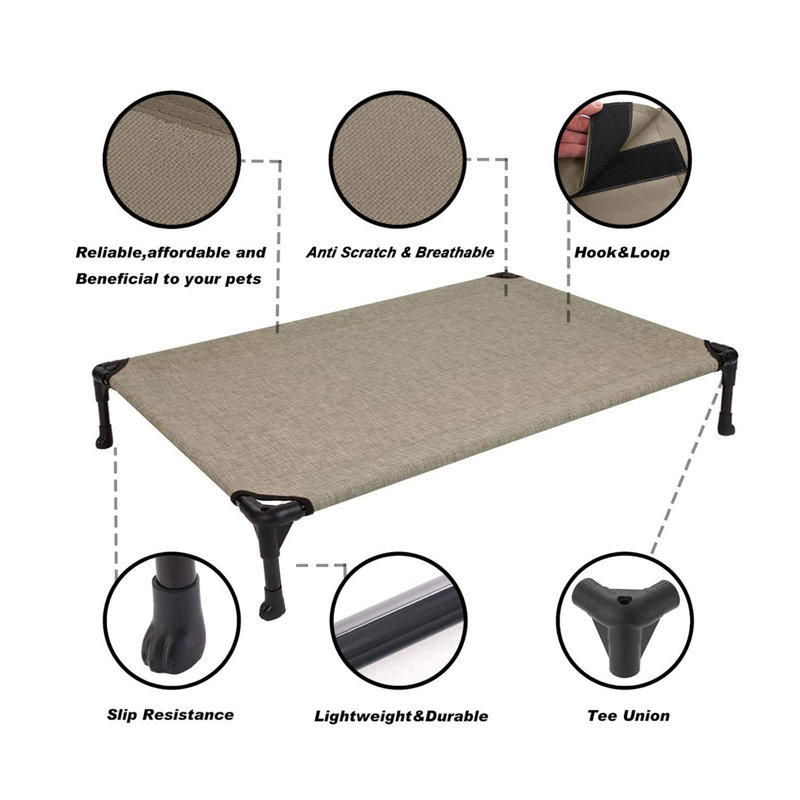Wetumka Nylon Pet Bed, Beige