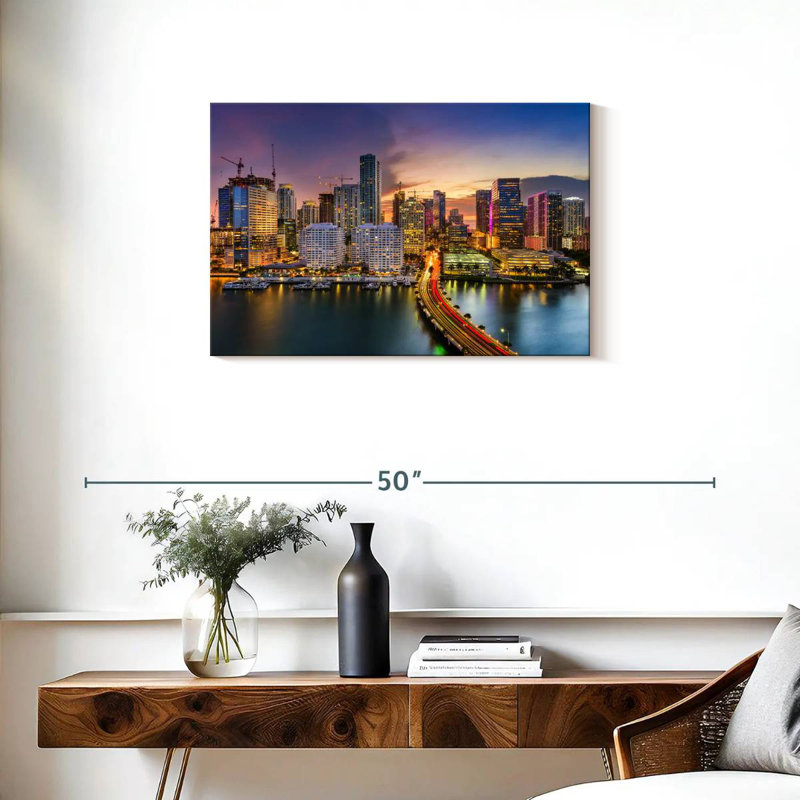 Horizon de Sirci à Miami, H 20 po x l 30 po