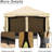 Aoodor Aluminum Gazebo Canopy-98971792-98971798